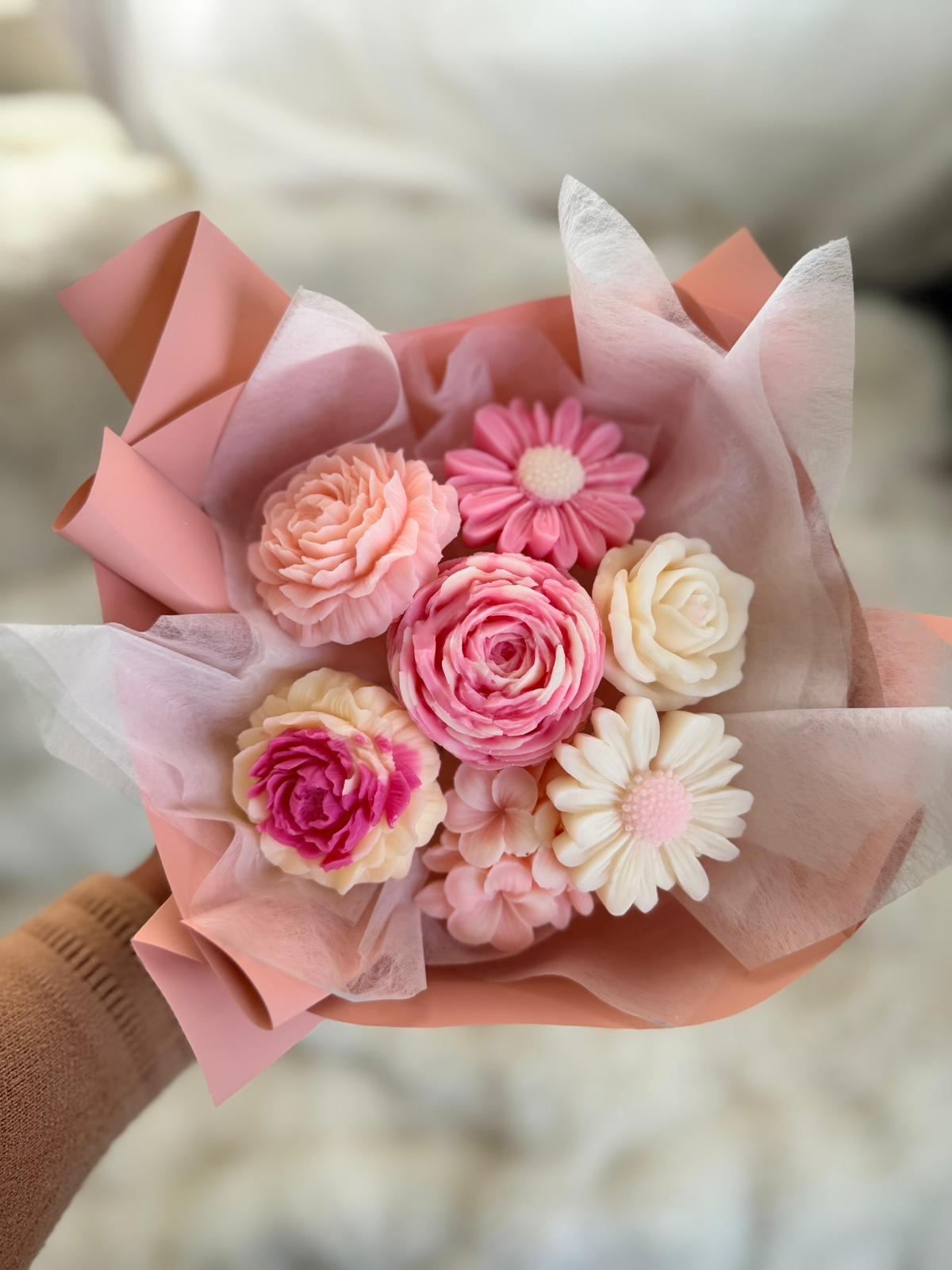 Bouquet parfumé - Le Rosé Douceur