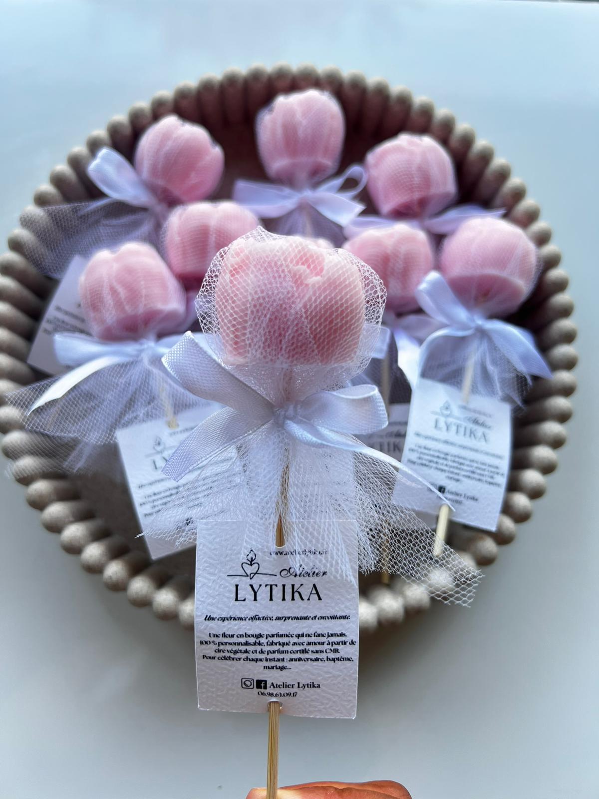 Fleur à l'unité personnalisée - Cadeau invité