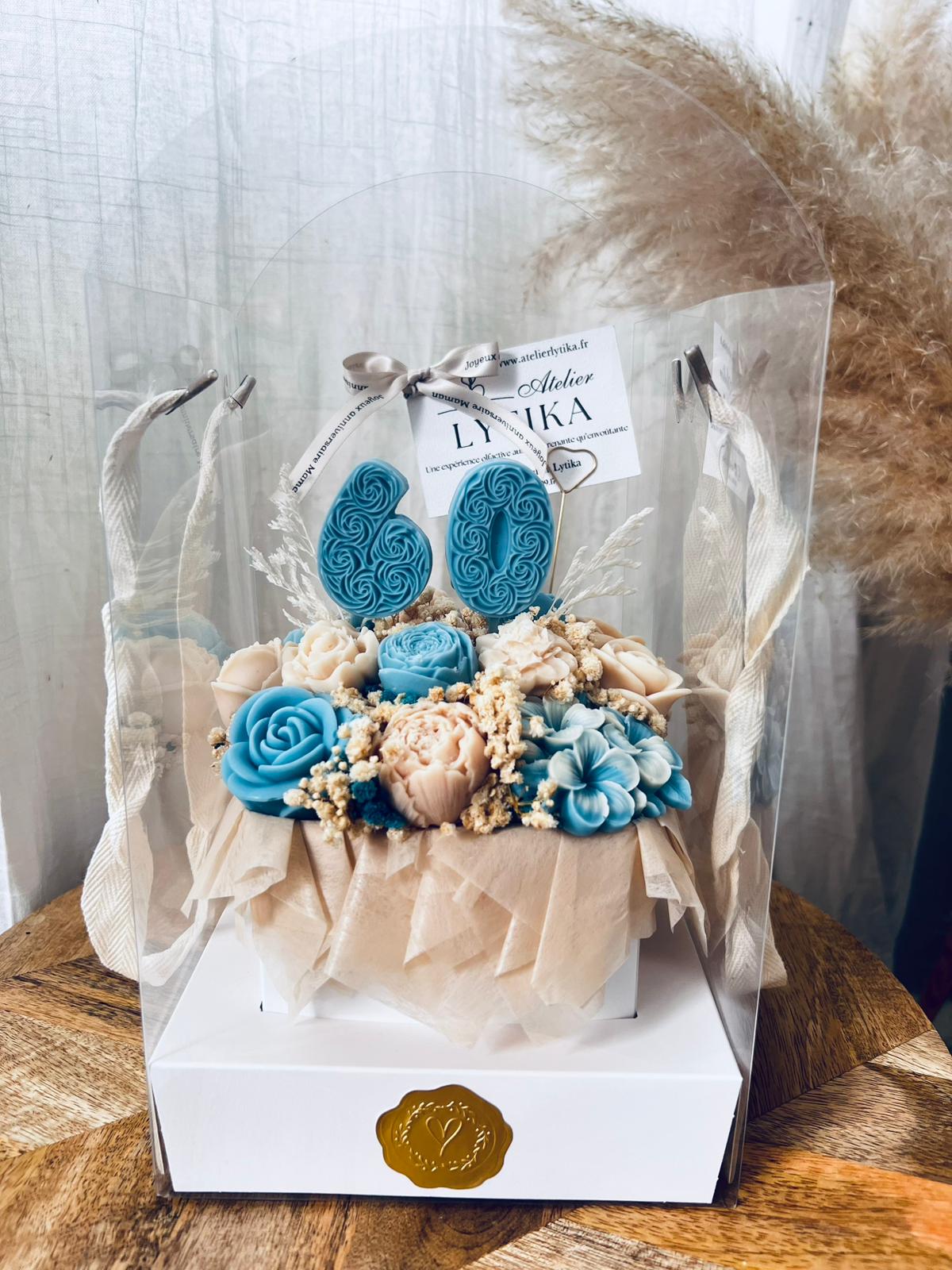FlowerBox Anniversaire Personnalisée - Création sur commande