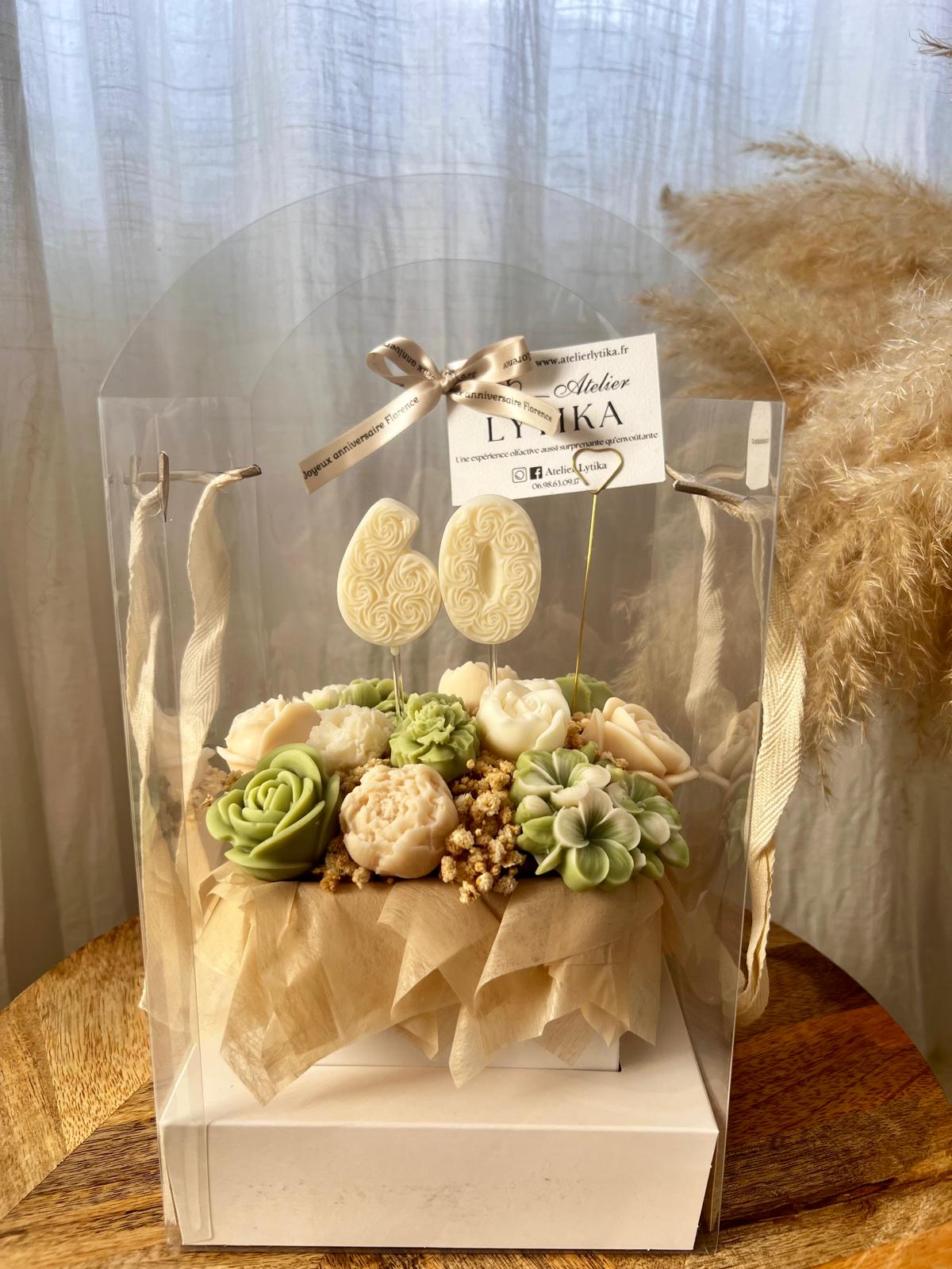 FlowerBox Anniversaire Personnalisée - Création sur commande