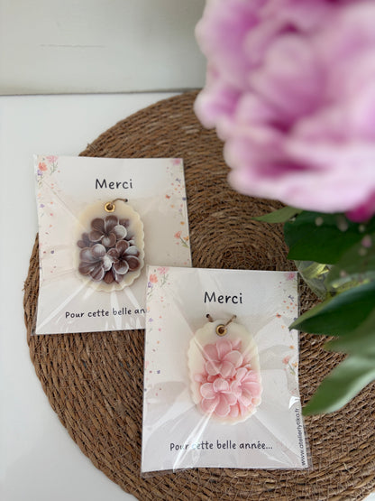 Suspension parfumée fleurie – Merci