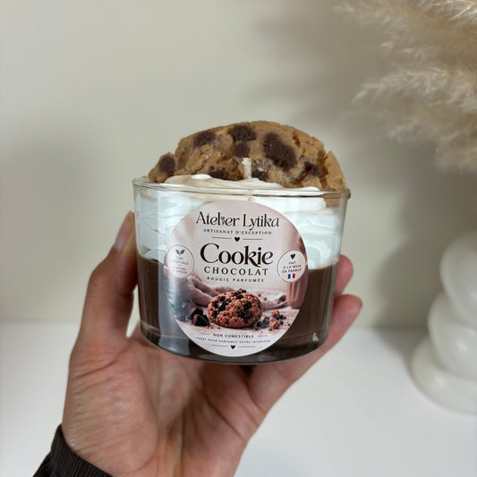 Bougie gourmande - Cookie Chocolat