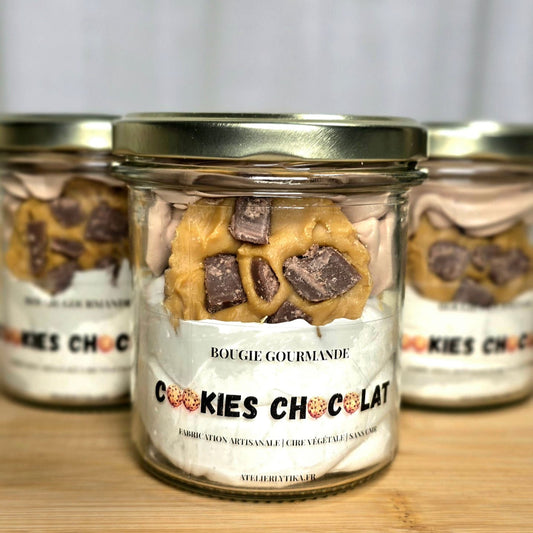 BOUGIE GOURMANDE - COOKIES CHOCOLAT