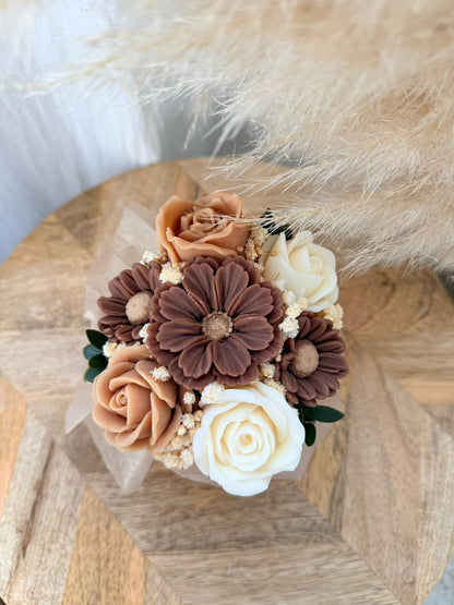 FlowerBox Personnalisée - Panier tressé - Création sur commande