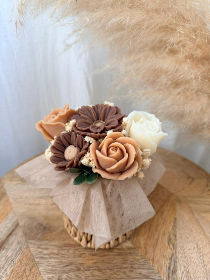 FlowerBox Personnalisée - Panier tressé - Création sur commande