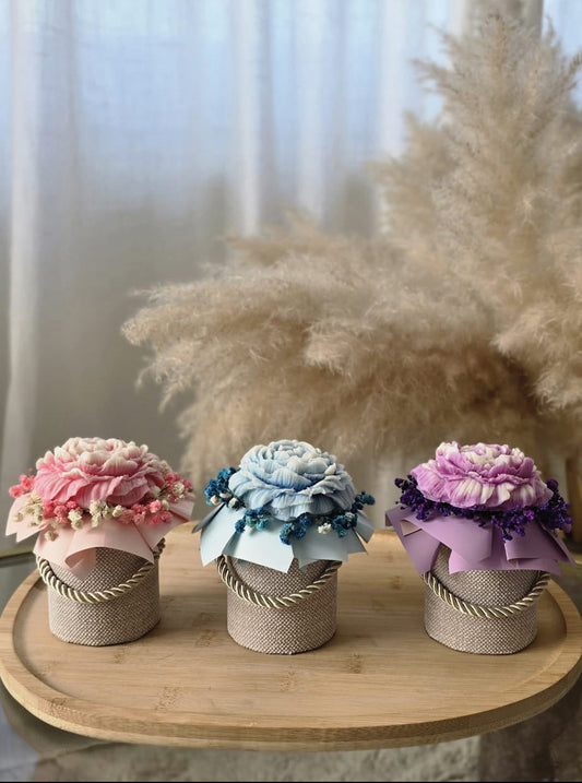 FlowerBox Pivoine Personnalisée - Création sur commande